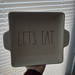 Rae Dunn Lets Eat Large Baking Dish